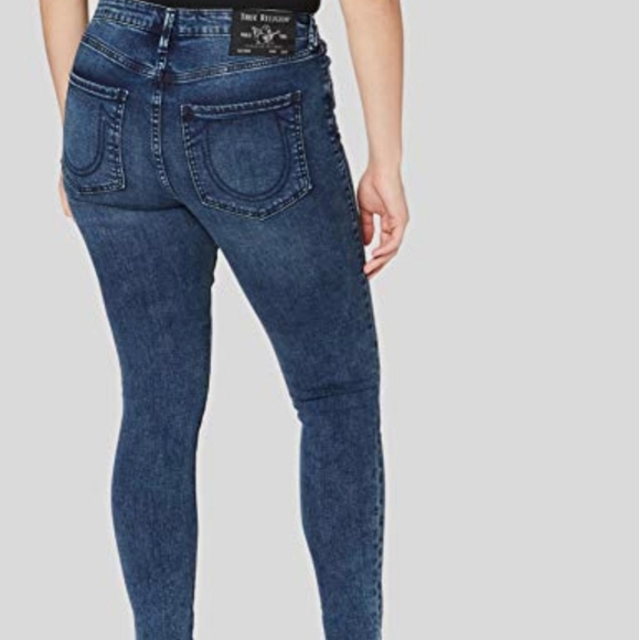 True Religion Women's Jennie Mid Rise Curvy Skinny - Picture 6 of 10